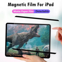 Magnetic Paper Feel Screen Protector Film for iPad Pro 11 2021 2020 2018 iPad Air 4 5 6 iPad 9.7 10.9 7th 8th 9th Removable Film