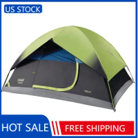 Coleman Dark Room Sundome Camping Tent, 4/6 Person Tent Blocks 90% of Sunlight and Keeps Inside Cool, Lightweight Tent
