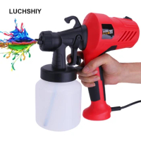 Electric Spray Gun Power Tool HVLP Household Paint Sprayer Spray Gun For Auto Flow Control Airbrush Easy Spraying Pneumatic Tool