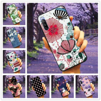 For Sony Xperia 10 IV / 5 IV Case 1 IV 3D Flower Relief Soft Silicone Emboss Phone Cover For Sony Xperia 1 IV V 10IV 5IV 1V