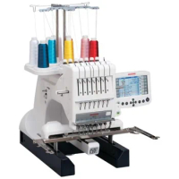 HOT SELLING JaNome MB-7 MB7 7 NeeDle Embroidery Machine Plus Deluxe Bonus Kit IN STOCK