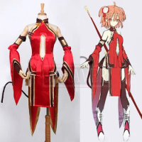 Anime Fate/Grand Order's Grand Master cheongsam Cos Cosplay Costume Tailor Made