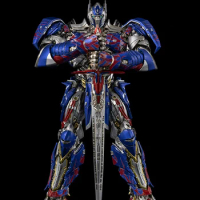 100% Original Animation Threezero DLX Transformers 5, The Last Knight Optimus Prime Model