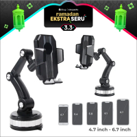 Holder handphone superkuat HD61 Super suctionpad strong holder mobil dashboard atau kaca Car
