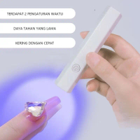 LED UV Lamp Portable/ Lampu UV Aksesoris Nail Art 9 Watt / uv led nail portable mini