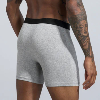 Mid-Long Boxer Shorts Men Underwear Cotton Male Underpants for Men Sexy Homme Boxershorts Box Panties Slips Set Lot