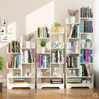 書櫃 書架落地簡約現代簡易客廳樹形置物架兒童學生實木組合創意小書櫃 全館85折起 JD