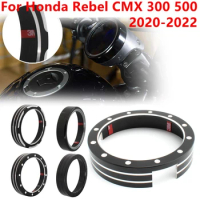 REBEL300 REBEL500 Motorcycle Speedometer Gauge Instrument Meter Ring Cover For Honda rebel 500 rebel 300 CMX300 CMX500 2020-2024