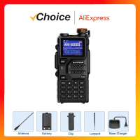 Baofeng K5 Plus 10-Watt 136-174/220-260/400-480MHz Type-C 2500mAh Battery 999CH