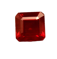 6.25 Burma Red Ruby Square Emerald Cut Loose Gemstone