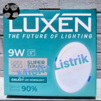 Luxen Downlight Bulat LED 9W Inbow/ LED Panel Luxen LED 9W Inbow