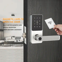 Intelligent Bluetooth fingerprint lock indoor room household burglarproof door lock intelligent fingerprint electronic door lock