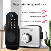 CKB198 Fingerprint Lock Remote Control Fingerprint Electronic Smart Door Lock Combination Lock Tau Lock