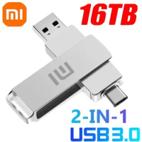 Xiaomi U Disk 16TB USB 3.0 High Speed Pen Drive 8TB 4TB Transfer Type-C Memory Card SSD Pendrive Flash Drive Memoria USB Stick