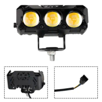 LED Spotlight For Motorcycle Electric Vehicle 8-85V Super Bright External Light Spotlights Headlights Cycling Equipment Bicycle