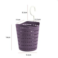 全城熱賣 - 掛式花盆蝴蝶蘭專用掛盆吊盆壁掛花籃掛架蘭花掛籃小盆栽吊籃花盆3個紫色小吊藍+帶掛鉤塑膠