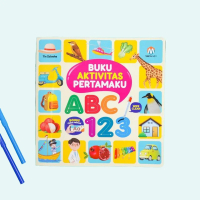 Boardbook Fullcolor - Buku Aktivitas Pertamaku ABC 123 - Activity Book