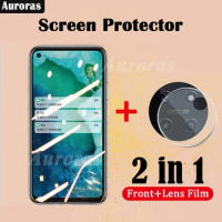 Auroras 2-in-1 For Realme 11 4G Screen Tempered HD Glass Film Lens Protector Film For Realme 11 Pro Plus 5G Screen Protector