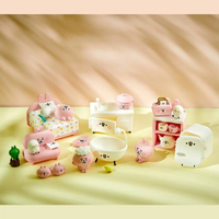 YENDAR研達 盒玩 卡娜赫拉的小動物 P助與粉紅兔兔的夢幻家具 中盒6入 【鯊玩具】