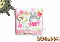 日本宮崎駿 龍貓 Totoro 毛巾小物袋/毛巾布折袋 《 紅色 》★ 收納私密小物/暖暖包/保冷袋 多用途喔 ★