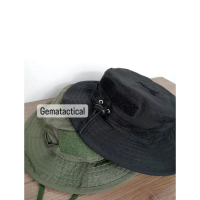 Topi Rimba Perekat Tactical / Topi Rimba Hijau dan Hitam Brimob Tactical / Topi Gunung Outdoor / Top