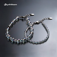 法藤日本原裝炫彩水晶手鏈鈦珠天然延長鏈可調輕奢串珠禮