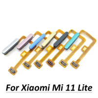 Fingerprint Scanner For Xiaomi Mi 11 Mi11 Lite ID Home Button Fingerprint Menu Return Key Recognition Sensor Flex Cable