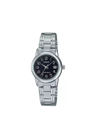 Casio Watches Women's Analog Watch LTP-V002D-1B Silver Stainless Steel Watch