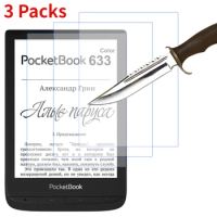 3PCS For PocketBook 633 Color 6 inch Tempered glass Film screen Protector For PocketBook 633 Color PB633 Ebook reader Ereader