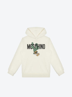 เสื้อฮู้ดเด็กเล็ก Cactus Teddy Bear Cotton สี Milk Cream