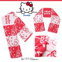 日本直送 三麗鷗 Hello Kitty 凱蒂貓 運動毛巾 kitty長毛巾  抗菌 除臭 吸水 快乾