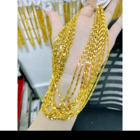 kalung padi ukuran 45cm Pelapisan Logam