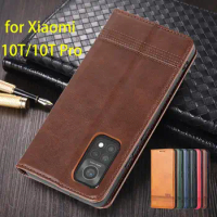 Magnetic Adsorption Leather Fitted Case for Xiaomi Mi 10T 5G / Xiaomi Mi 10T Pro 5G Flip Cover Protective Case Fundas Coque