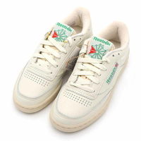 【手刀下單🤩滿額折扣進行中~~】 Reebok Club C 85 VINTAGE 米綠 皮革 經典 復古 奶油底 休閒鞋 女款 B3548【新竹皇家DV6434】