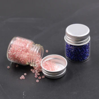 1600pcs 2mm Charm Crystal Seed Spacer Beads Glass Beads for Jewelry Necklace Making DIY Handmade Beads Craft Accessories