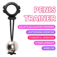 Erection Amplifier Stretcher Male Sex Toy Erection Dilator Heavyweight Pendant Sex Toy Penile Dilator Metal Penile Ring Penile