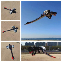 Free Shipping giant soft kites 13m black dragon kites flying professional wind kites factory inflatable kites Chinese kite Snake