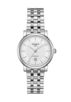 Tissot Carson Premium Automatic Lady Grey Stainless Steel Bracelet and Silver Dial Watch - T122.207.11.031.00