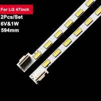 2Pcs/Set 6V led backlight tv repair for LIG 47inch 47LT360C-CA LIG47LW6200-CE 47E650E 47E82RD 47E92RD 47E610G 47E615L 47E8CRS