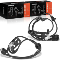 A-Premium 2PC Set Wire Harness for Rear ABS Wheel Speed Sensor Compatible with Toyota & Lexus Models