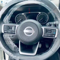 For Nissan Note E13 2021 2022 ABS wood Steering Wheel botton swtich Decoration Frame Cover Sticker Accessories 3 colors
