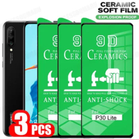 Ceramic Film For Huawei P30 Lite Nova 7i 7 6 SE 5i 3E Screen Protector For Huawei P40 Mate 20 P20 Lite Y9 Prime Full Cover Film