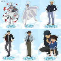 Detective Conan Keychain Cosplay Anime Figure Kudo Shinichi Hideichi Amuro Arcylic Stand Desk Decoration For Birthday Gifts 15CM