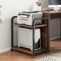 印表機架 複印機架 打印架 放打印機置物架落地放置櫃子收納架子可移動辦公室電腦主機箱托架『cyd23141』
