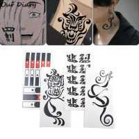 1sheet Anime Tokyo Revengers Tattoo Draken Cosplay Sticker Ken Ryuguji Waterproof Temporary Tattoo Sticker Dragon Halloween Tool