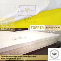 Topper pelindung kasur springbed, tebal empuk,/ Matras protector ukuran single bed ranjang no 3dan 4