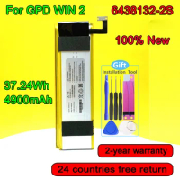 4900mAh 6438132-2S Battery For GPD WIN2 WIN 2 Handheld Gaming Laptop GamePad Tablet PC 2ICP5/41/105 7.6V 37.24Wh High Quality