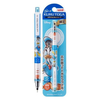 大賀屋 日本製 唐老鴨 自動鉛筆 限定 迪士尼 自動削尖 鉛筆 文具 UNI 三菱 日本文具 正版 J00030753
