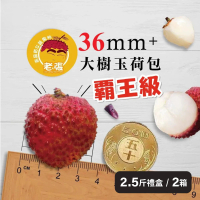 預購 老張鮮物 高雄大樹剪枝玉荷包禮盒裝｜共二盒(端午/水果/禮盒/剪枝/楊貴妃/送禮)