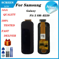For Samsung Galaxy Fit 2 Gear Fit 2 SM-R220 Brand New LCD Smart Bracelet OLED Display Screen Repair + Touch Screen